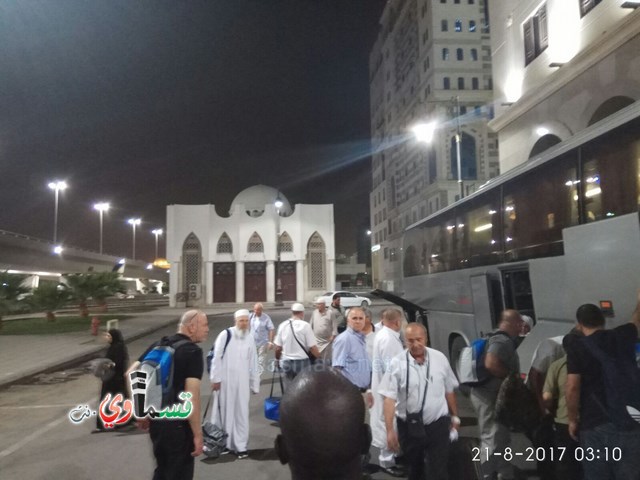  كفرقاسم : حافلة البر للحاج علي الجودي تصل المدينة بسلام  والشيخ اياد يصل عمان ويستعد للرحيل للديار الحجازية
